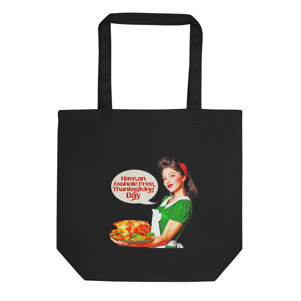 Retro Turkey Medium Eco Tote Bag